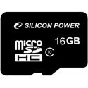 Silicon Power memory card microSDHC 16GB Class 10