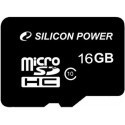 Silicon Power карта памяти SD micro 16ГБ SDHC Class 10