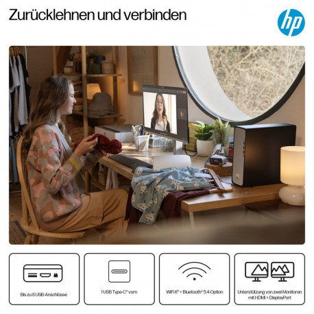 "HP OmniDesk Slim Tower S03-0030ng Intel Core i3-14100"