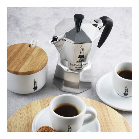 "Bialetti Mokka-Express Kanne 0,23l 4 Tassen Aluminium"