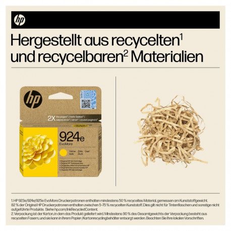 "HP 924e EvoMore Yellow Original Ink Cartridge"