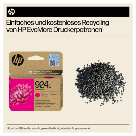 "HP 924e EvoMore Magenta Original Ink Cartridge"