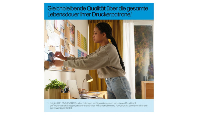 "HP 308 Black Original Ink Cartridge"