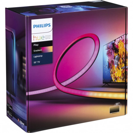"Philips Hue Play Gradient LED Lightstrip TV 55 Zoll"