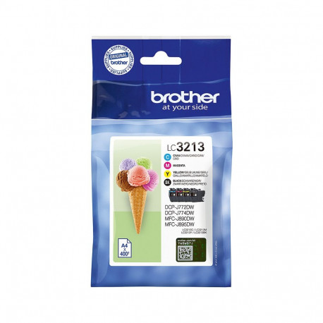 "Brother Tinte LC-3213VALDR Value Pack (BK/C/M/Y)"
