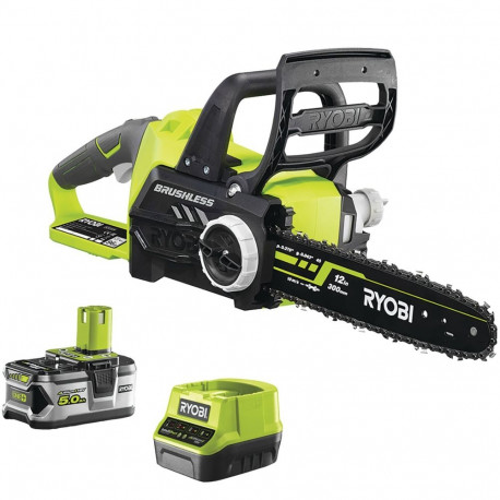 Ryobi ONE+ cordless chainsaw RCS18X3050F, 18V (green/black, Li-ion battery 5.0Ah)