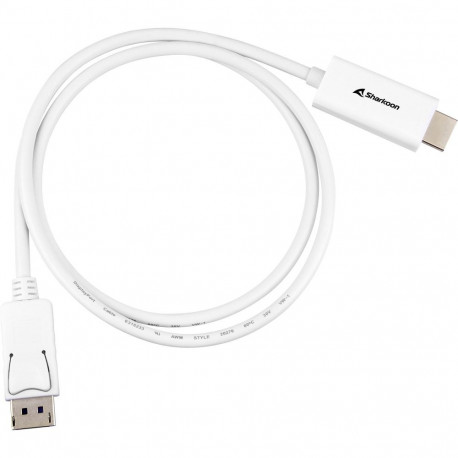 adapterkaabel DisplayPort 1.2 > HDMI 4K 1Meter, valge