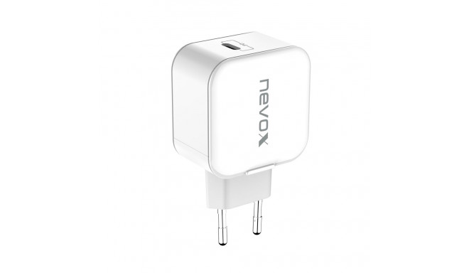 USB PD Type C laadija 20Watt, valge