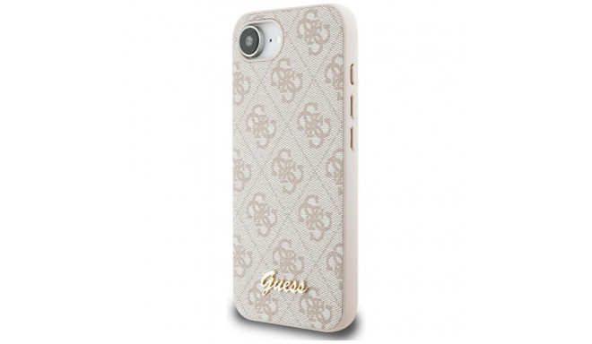 Guess 4G Script Logo MagSafe iPhone 16e Case - Pink