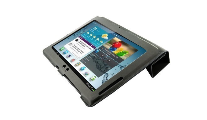 4World tablet case 4-Fold Slim Samsung Galaxy Tab 2 10", grey