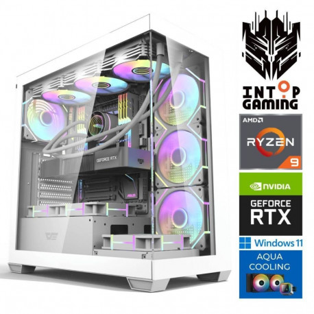 INTOP AQUA Ryzen 9 9900x 64GB DDR5 1TB SSD M.2 NVME RTX5080 16GB
 WIN11