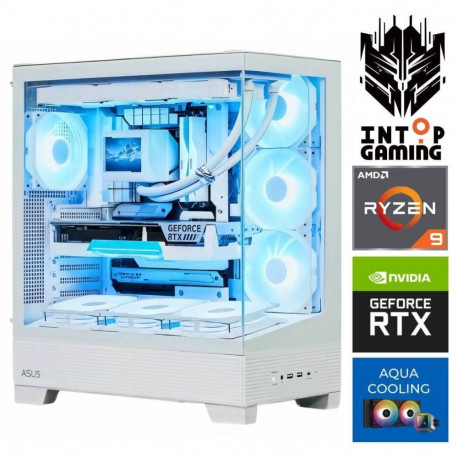 INTOP AQUA Ryzen 9 9900x 32GB DDR5 1TB SSD M.2 NVME RTX5070Ti 16GB
 no-OS