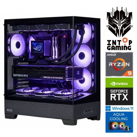 INTOP AQUA Ryzen 9 9900x 64GB DDR5 1TB SSD M.2 NVME RTX5070Ti 16GB
 WIN11