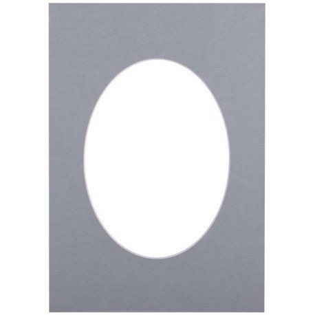 Paspartuu 21x29,7, sinakas ovaal