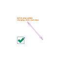 CLUB3D USB C cable pink