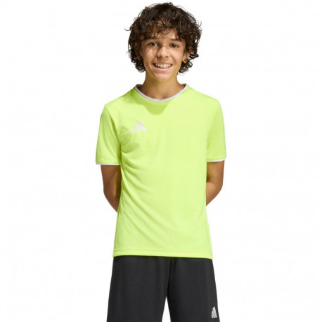 Koszulka dla dzieci adidas Entrada 26 Jersey żółty neon KE9845 116cm