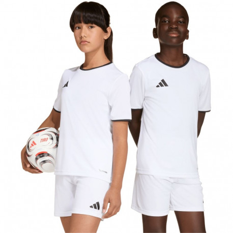 Adidas laste t-särk Entrada 26 jersey JZ2532 128cm, valge-must