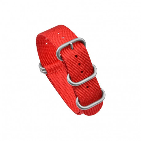 Kellarihm Trendybay Universaalne 22mm, nailon, punane