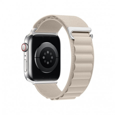 Kellarihm Trendybay Apple Watch 38/40/41/42mm nailon valge