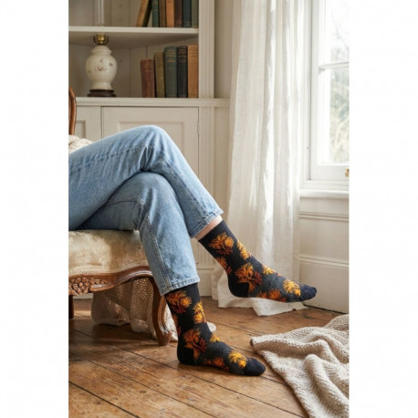 SOKISAHTEL Pierre Mantoux ADENA oranži mustriga sokid 444