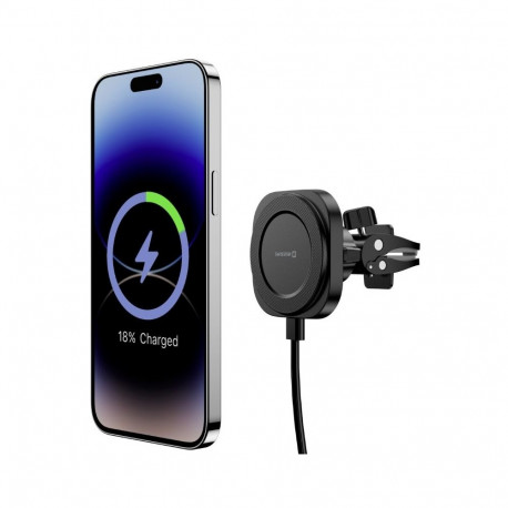 Swissten Magstick Car Holder With Wireless Charger 15W