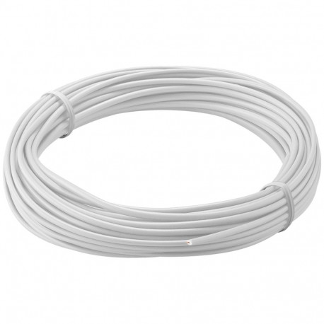 Goobay Insulated Copper Wire, 10 m, white