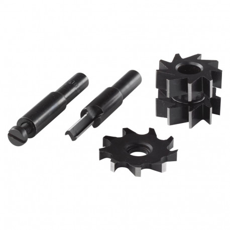 1 SET OF CUTTERS AND 8 MM SHANK