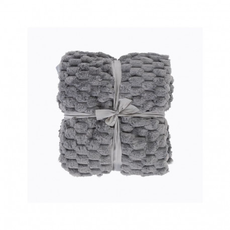 BLANKET FLAKES 150X200 CM L.GREY