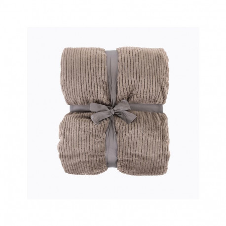 BLANKET FRIZZY 150X200 CM TAUPE