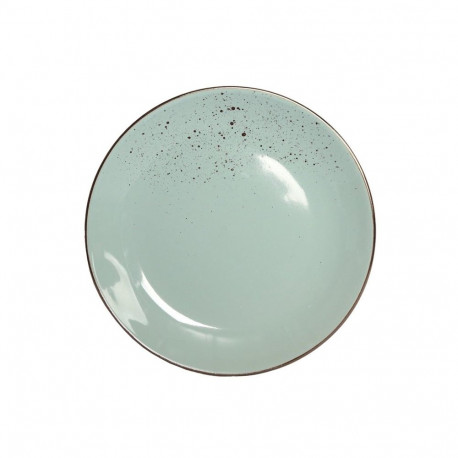 DINNER PLATE WITH SPECKLE MINT 27CM