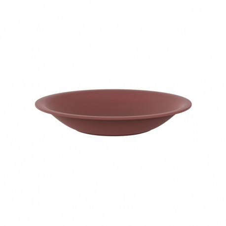 PLATE DEEP 21CM CARUBA RED