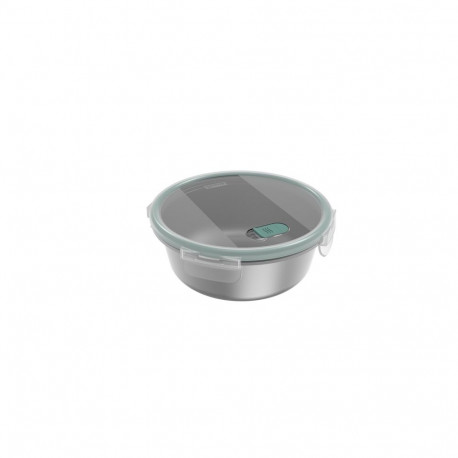 roostevabast terasest toidukonteiner ümmargune 1,4 l