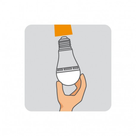 BULB LED E27 A60 8W 806LM 2700K RECHARG