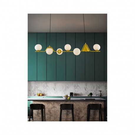 PENDANT LIGHT RAILE H1.2M 7XG9 GOLD