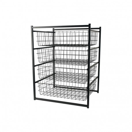 DRAWER BLOCK 70X45X55CM 4-LAYER