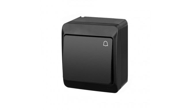 BELL SWITCH HERMES BLACK IP44 0337-09