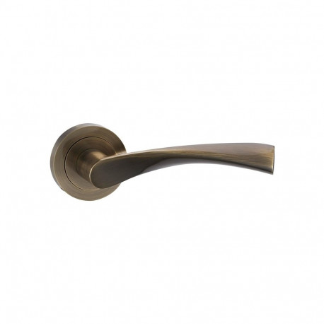 DOOR HANDLE A01-32 INDOOR ANTIQUE BRASS