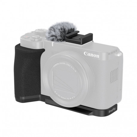 SmallRig L-kujuline kinnitusplaat käepidemega 5808 Canon PowerShot V1, must