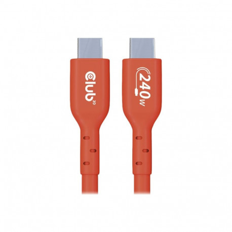 CLUB 3D USB2 Type-C kahepoolne USB-IF sertifitseeritud andmekaabel 480Mb PD 240W 48V/5A EPR M/M 3m 9