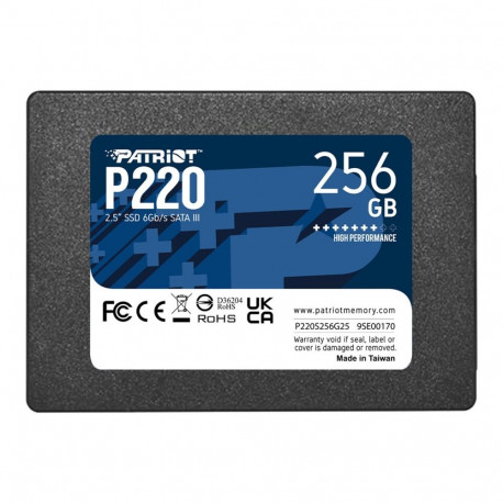 PATRIOT P220 256GB SATA3 2.5-tolline SSD
