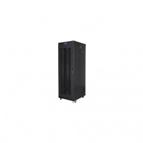 RACK CABINET 19" FREE-STANDING 37U/600X800 (FLAT PACK) WITH MESH DOOR LCD BLACK LANBERG V2