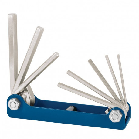 Kuuskantvõtmete kmpl 8 osa kokkuklapitav 1.5-8mm Truper®