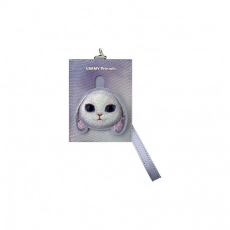 Nimmy Nimmy Big Eyed Pet 2.0 Rabbit Wallet Card Holder - Purple