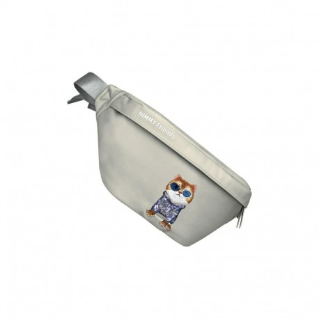 Nimmy Nimmy Crossbody Glasses Cool Cat Shoulder Bag - Gray