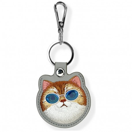 Nimmy Nimmy Glasses Cool Cat Tracker Case - Gray