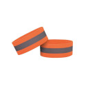 Hurtel Reflective armband bicycle running velcro 4cm orange
