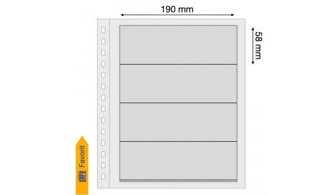 SAFE Dual Blanko vaheleht - neli riba
