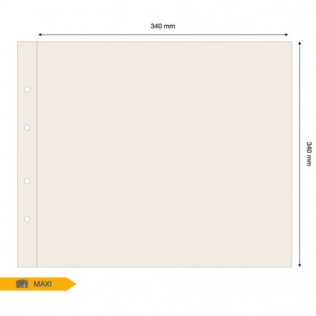 SAFE MAXI vaheleht ühe taskuga 340x340 mm - beež