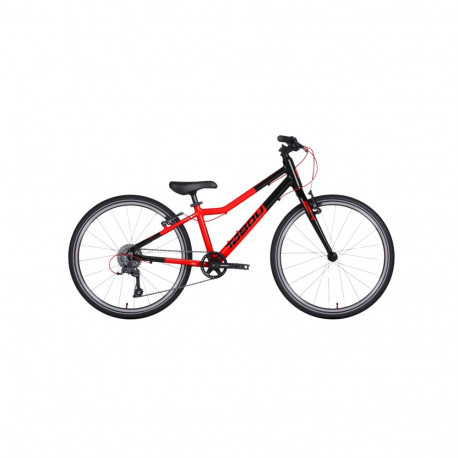 Ülikerge laste jalgratas TABOU Superlite 24, punane-must