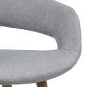 Counter stool GRACE light grey